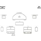 Meriç® Peugeot 106 Ön Torpido Kaplama 11 Parça 1991-1996