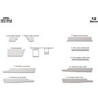 Meriç® Opel Vectra A Ön Torpido Kaplama 12 Parça 1987-1995