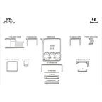 Meriç® Opel Astra F Ön Torpido Kaplama 16 Parça 1991-1998