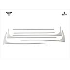 Meriç® Nissan Tino Ön Torpido Kaplama 6 Parça 2000-2008