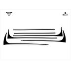 Meriç® Nissan Tino Ön Torpido Kaplama 6 Parça 2000-2008