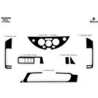 Meriç® Nissan Note Ön Torpido Kaplama 8 Parça 2006-2011