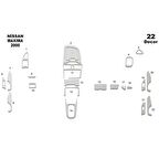 Meriç® Nissan Maxima Ön Torpido Kaplama 22 Parça 2000-2004