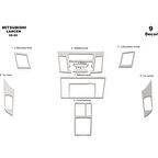 Meriç® Mitsubishi Lancer Ön Torpido Kaplama 9 Parça 2009-2016