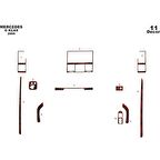 Meriç® Mercedes GL Ön Torpido Kaplama 11 Parça 2009-2012