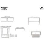 Meriç® Mercedes C Serisi Ön Torpido Kaplama 14 Parça 1997-2000