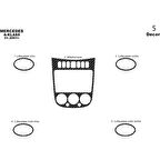 Meriç® Mercedes A Serisi Ön Torpido Kaplama 5 Parça 2001-2004