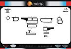 Meriç® Mazda 323 S Ön Torpido Kaplama 10 Parça 1994-1999