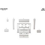 Meriç® Land Rover Freelander Ön Torpido Kaplama 12 Parça 2004-2006