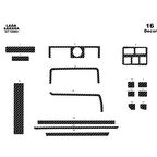 Meriç® Lada Samara Ön Torpido Kaplama 16 Parça 1999-2002