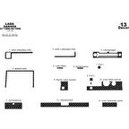 Meriç® Lada Samara Ön Torpido Kaplama 13 Parça 1986-1999