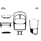 Meriç® Kia Sportage Ön Torpido Kaplama 8 Parça 2001-2005