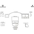 Meriç® Kia Rio Ön Torpido Kaplama 9 Parça 2000-2002