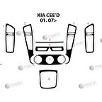 Meriç® Kia Ceed Ön Torpido Kaplama 8 Parça 2007-›