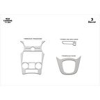 Meriç® Kia Carens Ön Torpido Kaplama 3 Parça 2006-2012