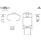 Meriç® Isuzu D Max Çift Kabin 4x4 Maun Kaplama 6 Parça 2005-2006