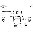 Meriç® Isuzu D Max 4x2-4x4 Ön Torpido Kaplam 19 Parça 2007-2012
