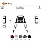 Meriç® Hyundai i30 Ön Torpido Kaplama 9 Parça 2007-2012