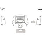 Meriç® Hyundai i20 Ön Torpido Kaplama 11 Parça 2009-2012