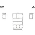 Meriç® Hyundai Getz Ön Torpido Kaplama 4 Parça 2002-2005