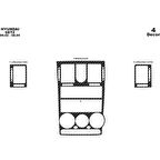 Meriç® Hyundai Getz Ön Torpido Kaplama 4 Parça 2002-2005