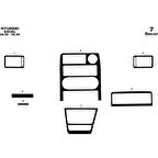 Meriç® Hyundai Excel Ön Torpido Kaplama 7 Parça 1991-1994