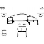 Meriç® Hyundai Elantra Ön Torpido Kaplama 8 Parça 2000-2004