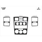 Meriç® Hyundai Coupe Ön Torpido Kaplama 5 Parça 2005-2008