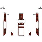 Meriç® Hyundai Atos Ön Torpido Kaplama 6 Parça 1998-2006
