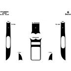 Meriç® Hyundai Atos Ön Torpido Kaplama 6 Parça 1998-2006