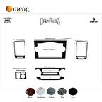 Meriç® Honda Cr-V 4x4 Ön Torpido Kaplama 8 Parça 2007-2013