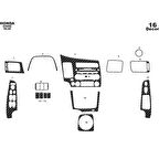 Meriç® Honda Civic Ön Torpido Kaplama 16 Parça 2006-2011
