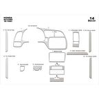 Meriç® Honda Accord Japon Ön Torpido Kaplama 14 Parça 1998-2002