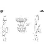 Meriç® Ford Focus Ön Torpido Kaplama 14 Parça 2013-2016