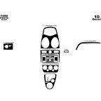 Meriç® Ford Fiesta Ön Torpido Kaplama 10 Parça 2005-2010