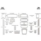 Meriç® Fiat Şahin S Ön Torpido Kaplama 28 Parça 1997-2002