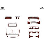 Meriç® Fiat Punto Ön Torpido Kaplama 9 Parça 1999-2005
