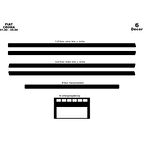 Meriç® Fiat Croma Ön Torpido Kaplama 6 Parça 1990-1996