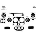 Meriç® Dacia Solenza Ön Torpido Kaplama 27 Parça 2004-2009