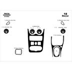 Meriç® Dacia Sandero Ön Torpido Kaplama 18 Parça 2008-2011