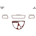 Meriç® Citroen C8 Ön Torpido Kaplama 4 Parça 2002-2009