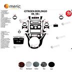 Meriç® Citroen Berlingo Ön Torpido Kaplama 40 Parça 2008-2018