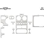 Meriç® Citroen Berlingo Ön Torpido Kaplama 11 Parça 2002-2008
