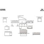 Meriç® Citroen Berlingo Ön Torpido Kaplama 14 Parça 1996-2002