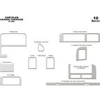 Meriç® Chrysler Grand Cherokee Ön Torpido Kaplama 10 P. 1996-1999