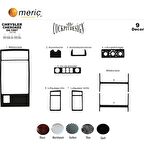 Meriç® Chrysler Cherokee Ön Torpido Kaplama 9 Parça 1997-2004