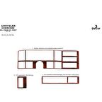 Meriç® Chrysler Cherokee Ön Torpido Kaplama 3 Parça 1984-1997