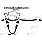 Meriç® Chevrolet Cruze Ön Torpido Kaplama (Manuel) 9 Parça 2011-›