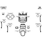 Meriç® Chevrolet Aveo Ön Torpido Kaplama 29 Parça 2004-2006