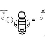 Meriç® Chevrolet Aveo Ön Torpido Kaplama 14 Parça 2012-›